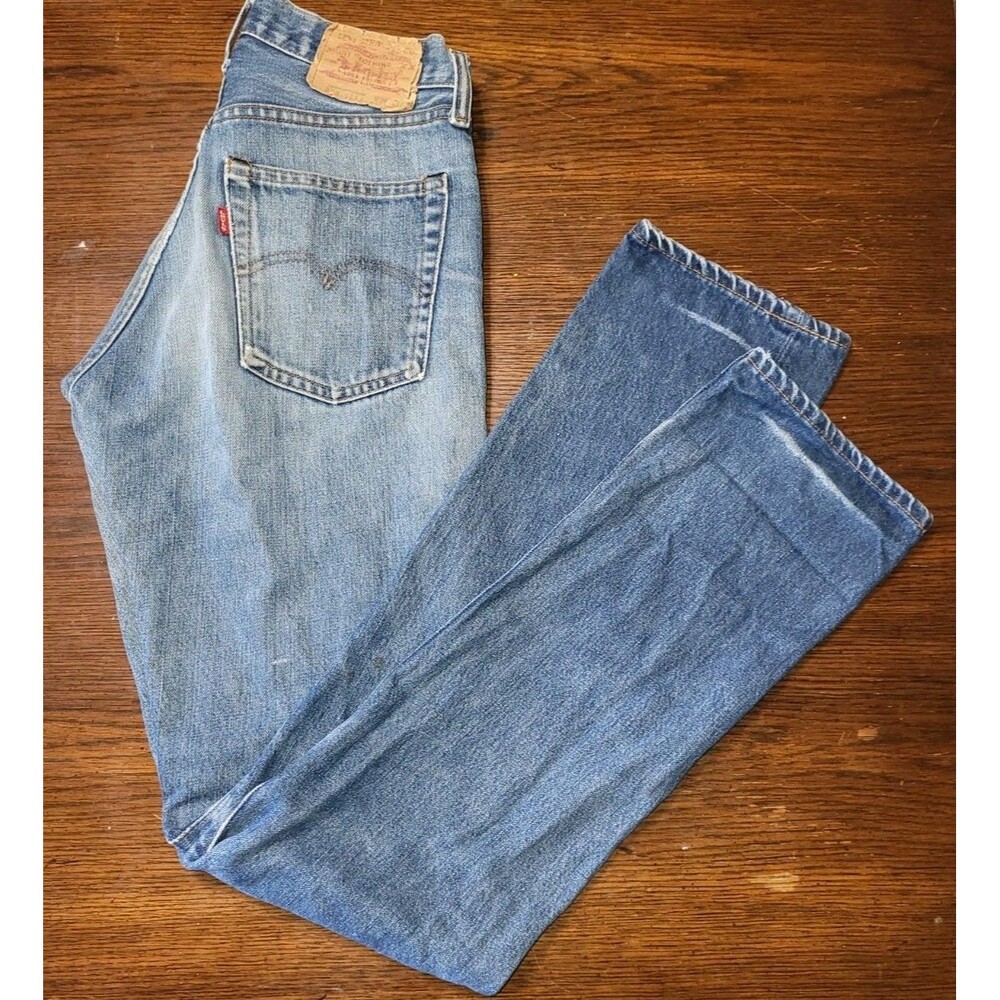 Vintage 1975 Levi's 505 Single Stitch Jeans Talon 42 Zip W29 L34 Factory 8... - Picture 3 of 16